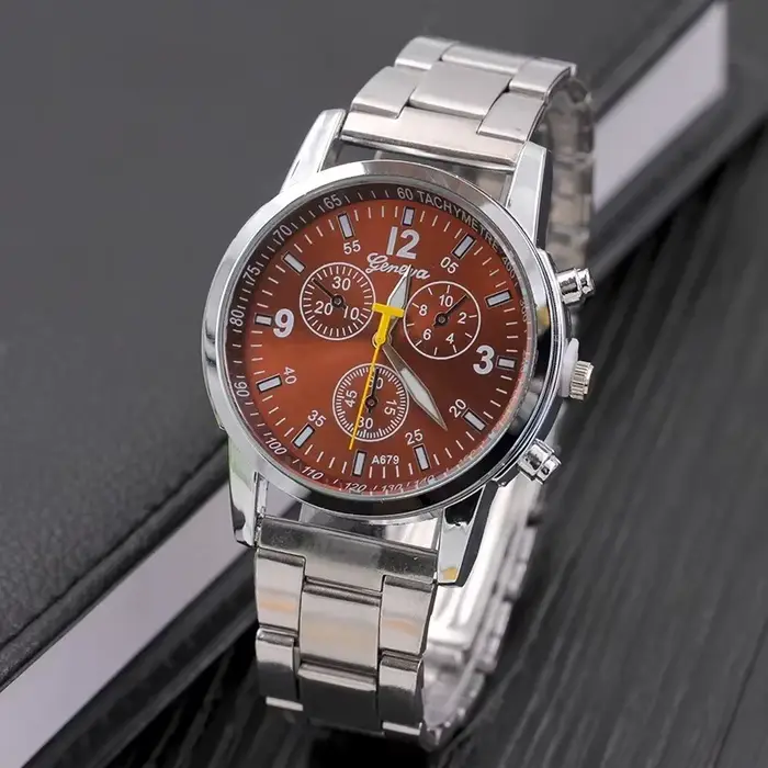Montre Homme de Luxe en Acier Inoxydable