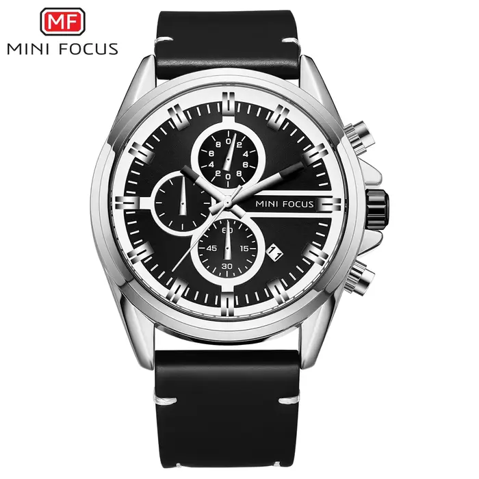 Nouvelle montre à quartz Daniel Gorman pour hommes, chronographe, luxe, bracelet en cuir, décontractée, étanche, lumineuse, élégante pour différentes occasions