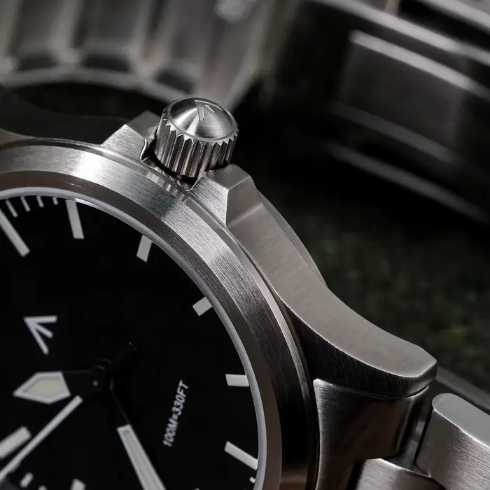 Militado ML18 36mm hommes montre VH31 mouvement à Quartz montres saphir lumineux Double dôme cristal étanche montre-bracelet Vintage