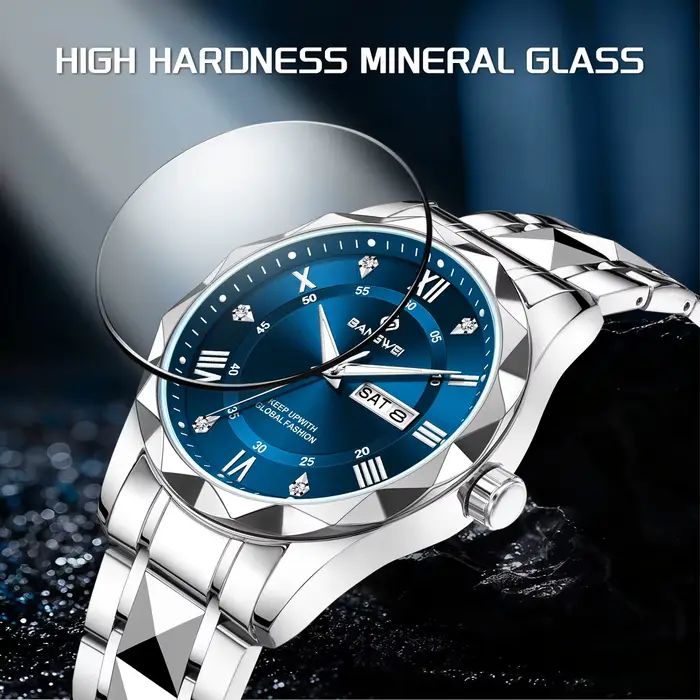 BANGWEI femme montre de luxe Elagant classique mode horloge affaires décontracté Date en acier inoxydable étanche lumineux Quartz dames montres