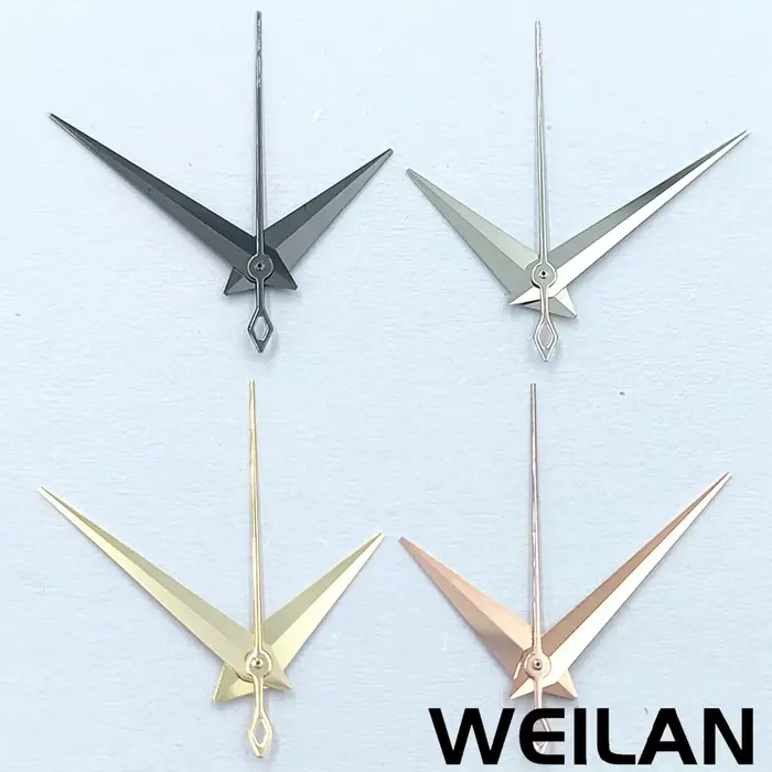 Aiguilles de montre avec pistolet