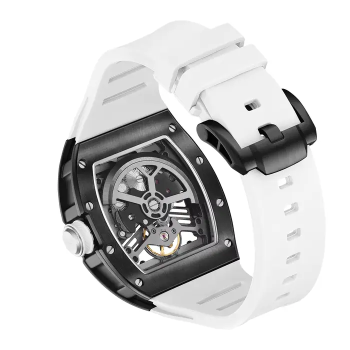DANIEL GORMAN mode montres de luxe pour hommes cadran carré en acier inoxydable étanche Date automatique chronographe Quartz homme montre + boîte