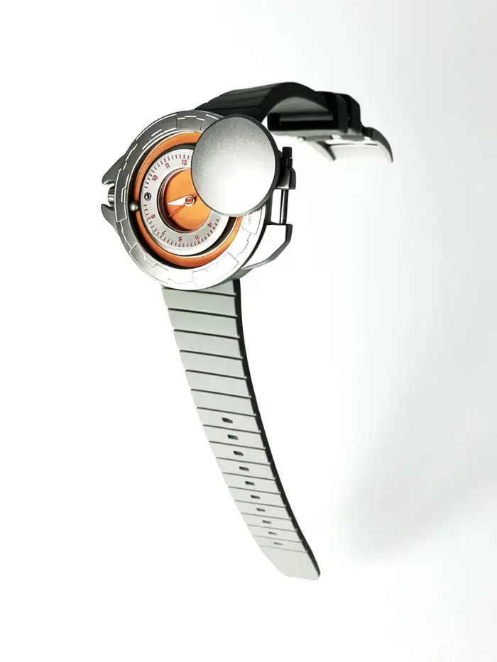 Montre flottante magnétique homme Daniel Gorman Gravity Series conception futuriste sport étanche occasionnels