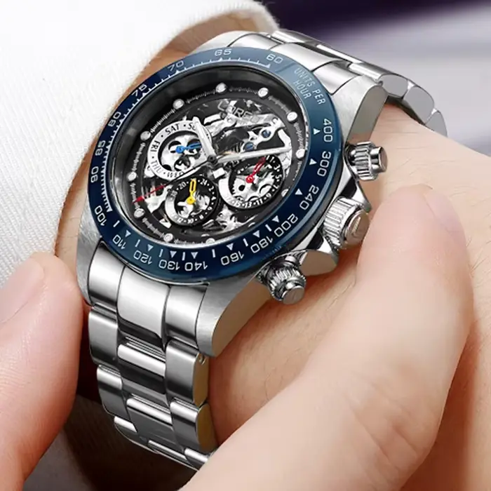 Montre Mécanique Tactique Acier Inoxydable Élégante Pour Hommes Occasions Spéciales Plongée Plongeurs Plongée Plongeurs Plongeurs Aventuriers