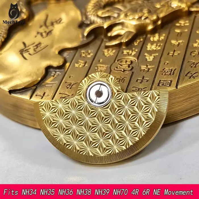Rotor de montre à motif étoilé (poids oscillant) pour mouvement NH35
