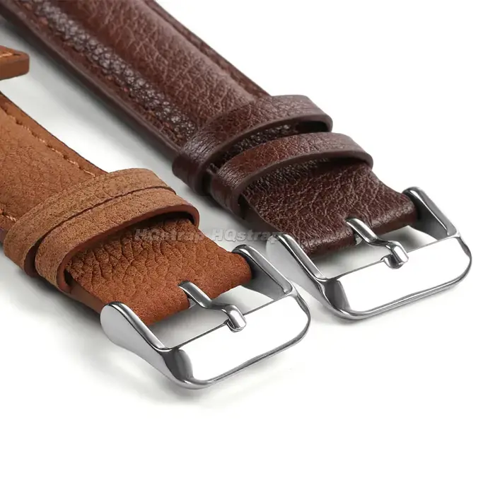 Bracelet de montre en cuir véritable pour Omega et Seiko 18mm 20mm 22mm vintage pour femmes et hommes occasion spéciale
