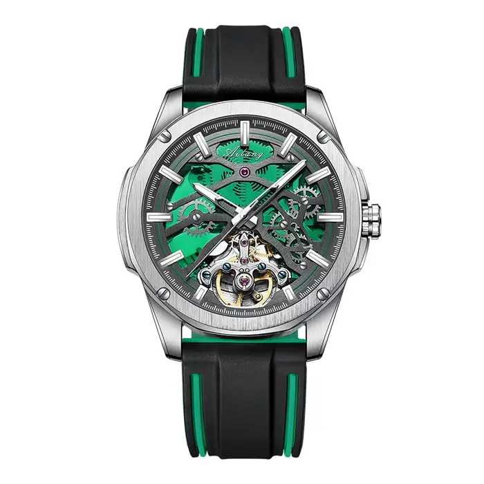 Montre mécanique automatique pour homme AILANG avec tourbillon et bracelet ajouré