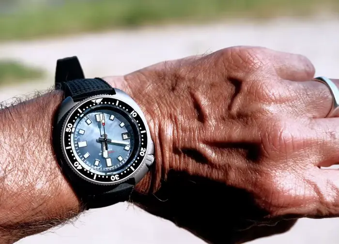 Tandorio titane matériel tortue montre automatique hommes 200M étanche vadrouille cadran 120 clics lunette bande tropicale plongeur Reloj Hombre