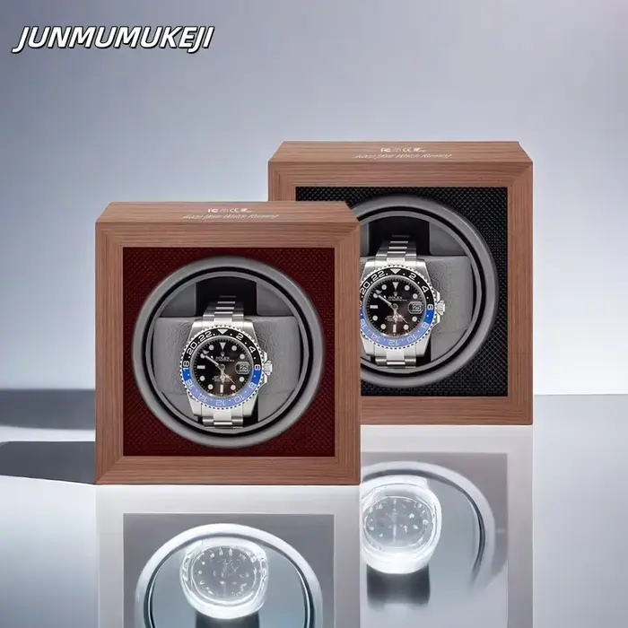 Remontoir électrique en bois pour montres automatiques moteur silencieux Mabuchi support rotatif alimentation USB design élégant pour homme et femme occasions spéciales
