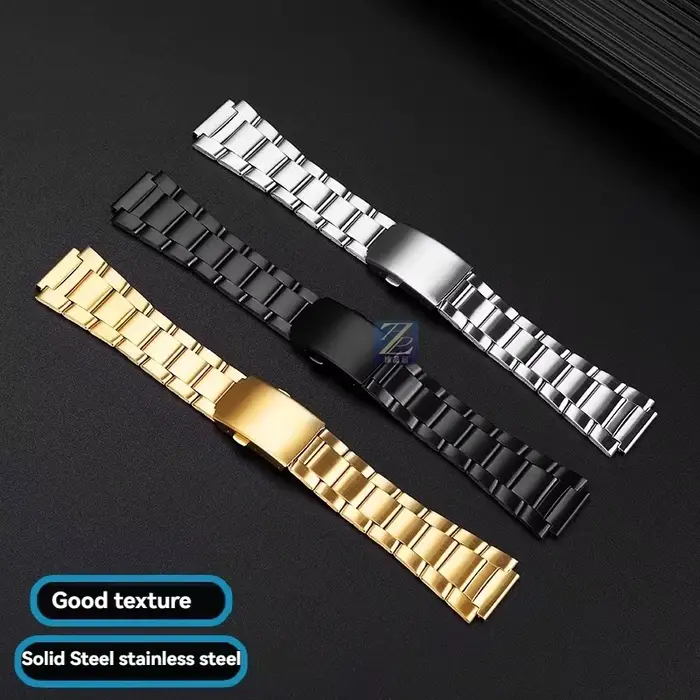 Bracelet de montre en acier de précision 18mm pour presse molle 1200 AE-1200 AE-1200WH/1300/1000/1500 Boîtier