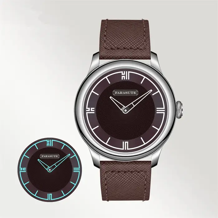 Montres mécaniques à mouvement manuel personnalisées FARASUTE