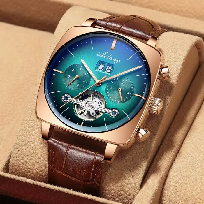 Montre-bracelet carrée suisse