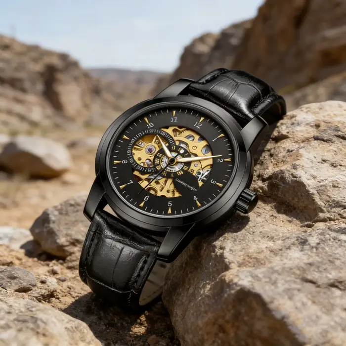 Montre classique de luxe pour hommes d'affaires