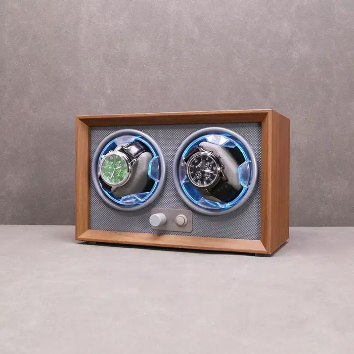 Remontoir de montre en bois, dispositif de montre, double position, mécanique, fibre de carbone, cui