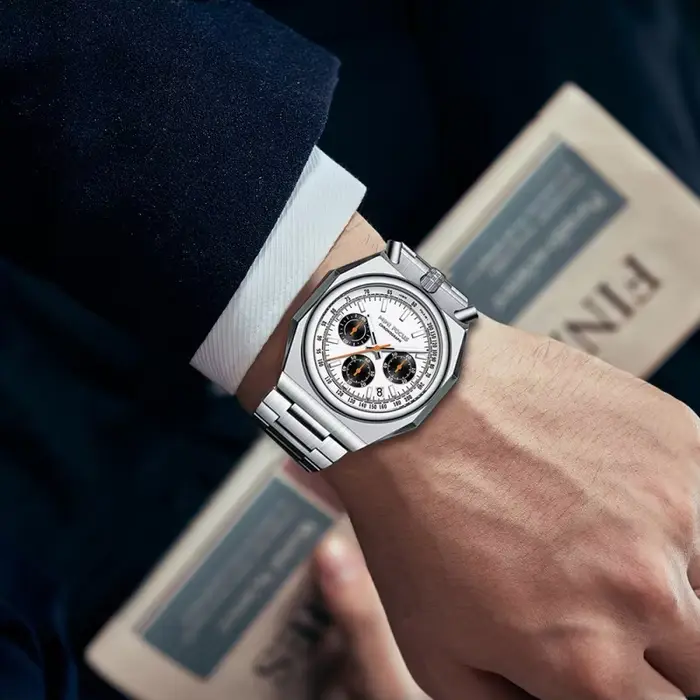 MINI FOCUS disponible en Stock MF0601G chronographe montre à Quartz pour les amoureux mode montre-bracelet lumineuse étanche avec calendrier