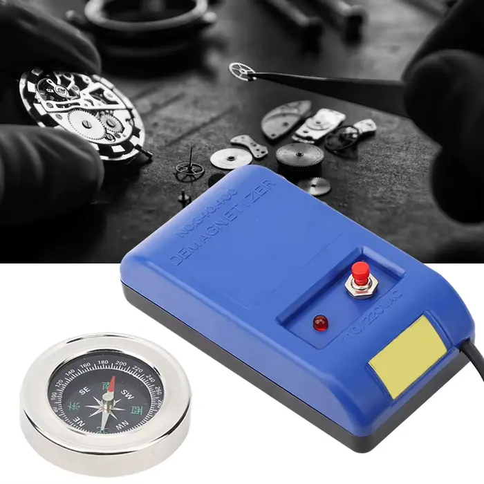 Ensemble d'outils de démagnétiseur électrique pour la réparation de montres
