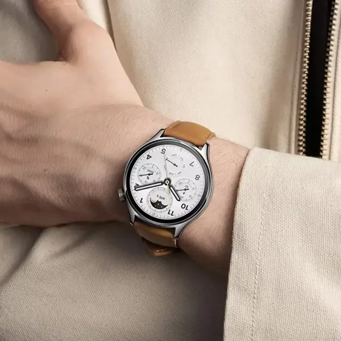 Bracelet en cuir d'origine pour Xiaomi Watch S3 S1 Pro/S1 & MI Color 2/S1
