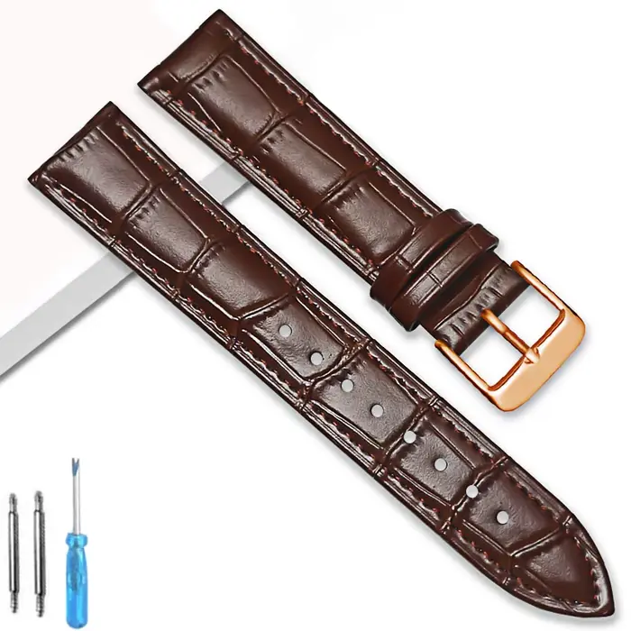 Bracelet de montre en cuir de remplacement universel
