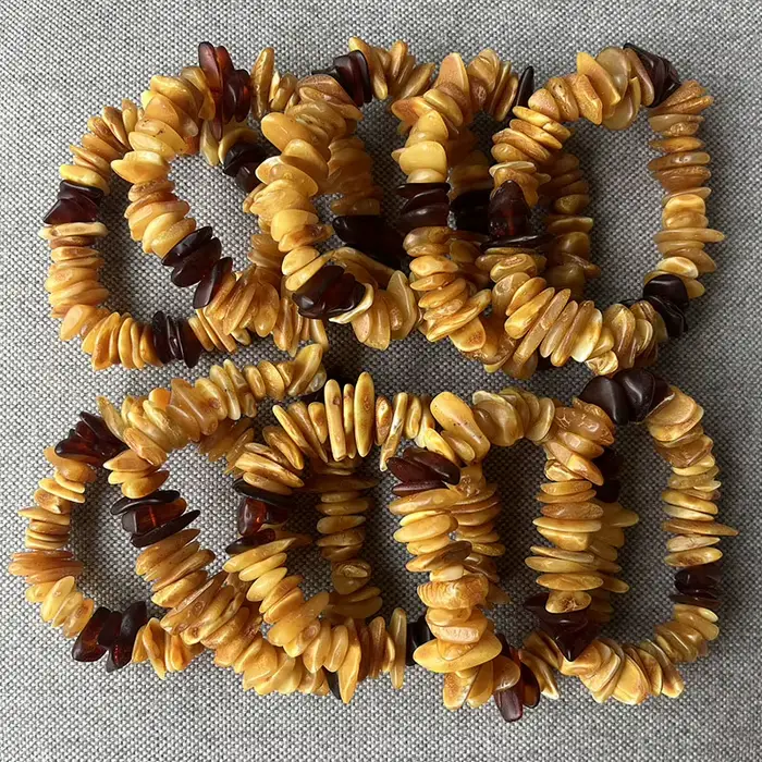 Bracelets en ambre véritable