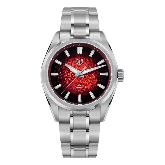 Watchdives WD0003C 38mm hommes montre VH31 balayage secondes mouvement à Quartz saphir glace fissure