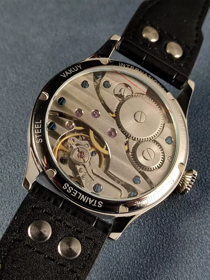 Montre militaire mécanique manuelle pour hommes
