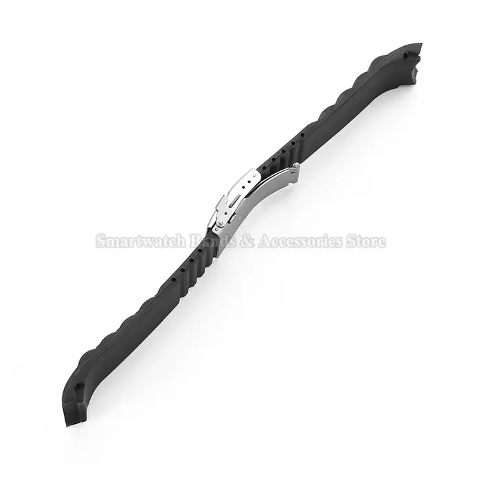 Bracelet de montre en silicone pour Seiko et Omega