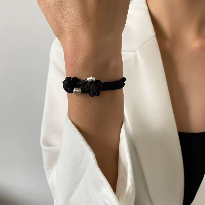 Bracelet en corde rouge coton pour protection et succès, talisman porte-bonheur mode et vintage pour femmes occasions spéciales