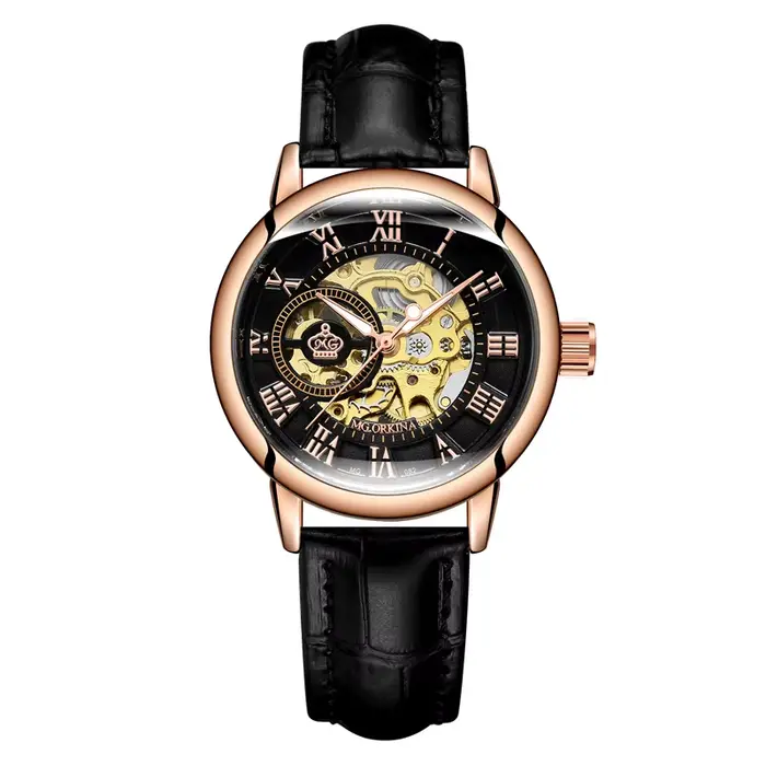 Montre Squelette Automatique MG.ORKINA Pour Femmes Occasions Spéciales Valentin Noël Nouvel An Cadeau Carnaval Festival