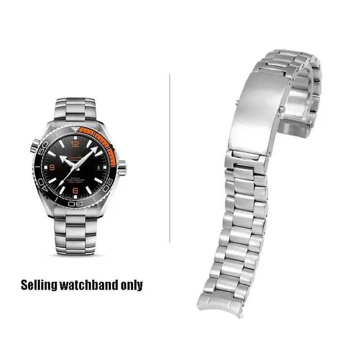 Bracelet de montre en acier inoxydable massif, 18mm 20mm 22mm, en argent, pour bracelet JEAN seam84m