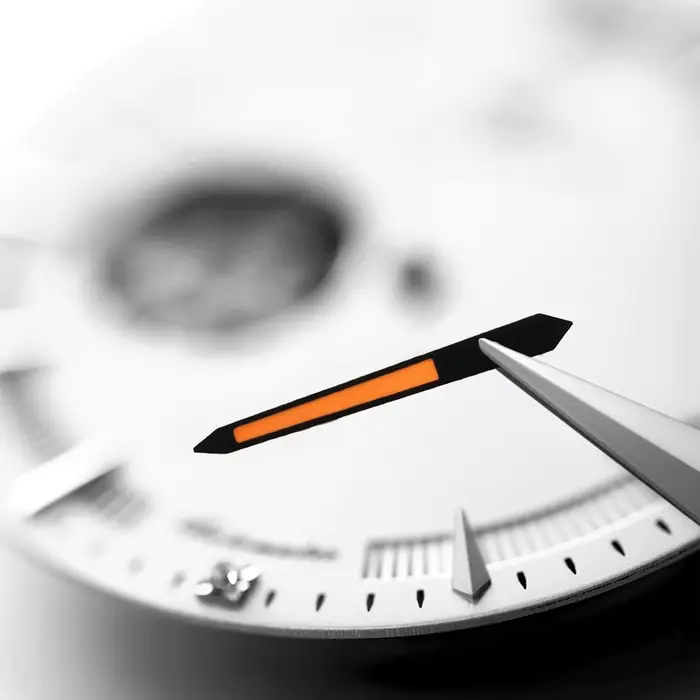 Pointeurs de montre Orange