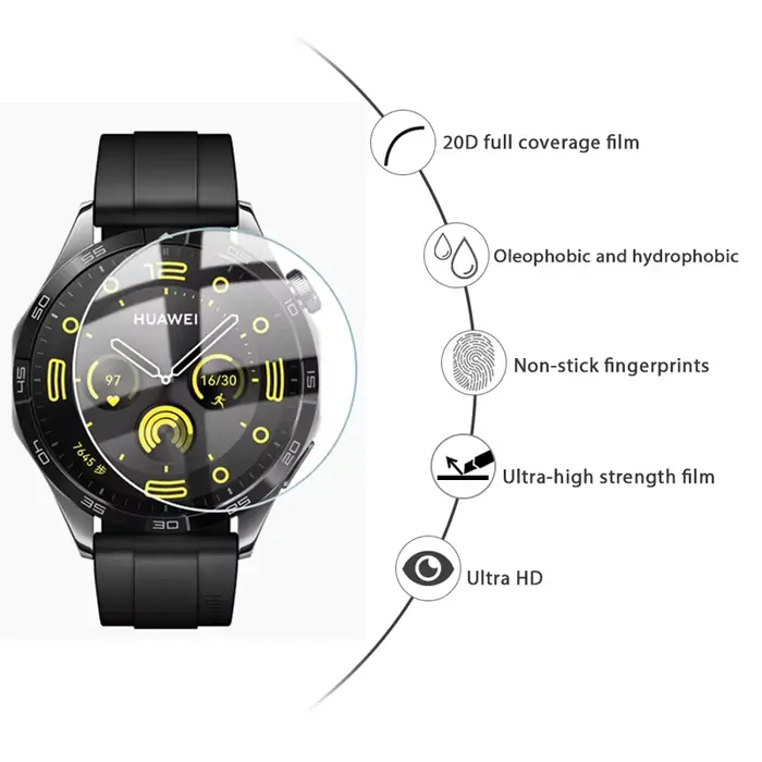 Protecteur d'écran de montre en verre