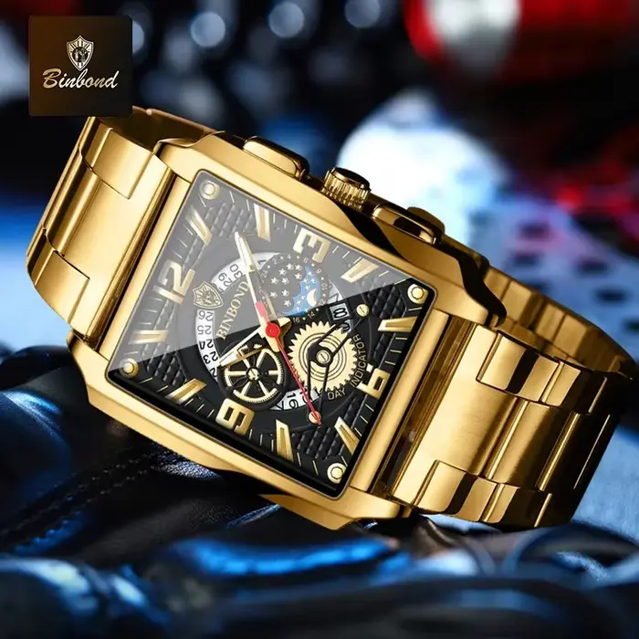 BINBOND montre pour hommes classique