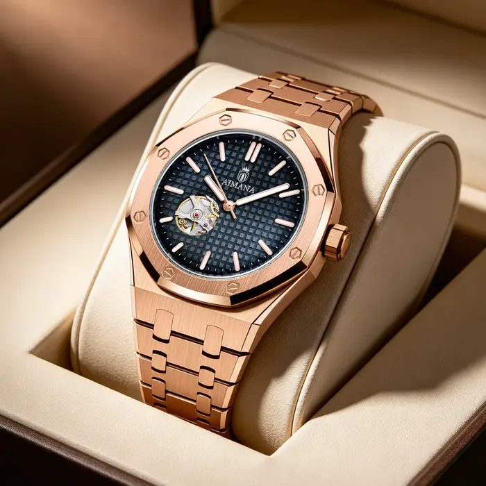 AIMANA Montre mécanique automatique de luxe pour homme