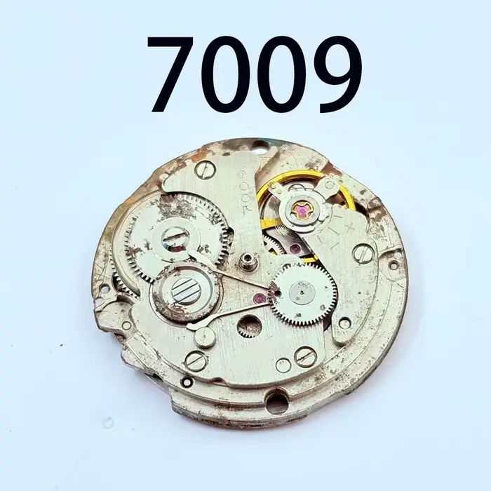 Accessoire de montre mouvement 7009, sans tourbillon automatique, mouvement rouillé et endommagé, dé