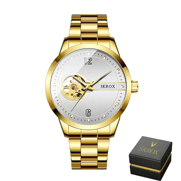 Montres-bracelets mécaniques étanches pour hommes