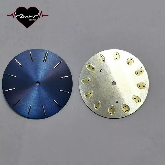 Cadran de montre soleil 32mm argent violet rouge or bleu noir pour mouvement Miyota 2035 occassions spéciales femmes
