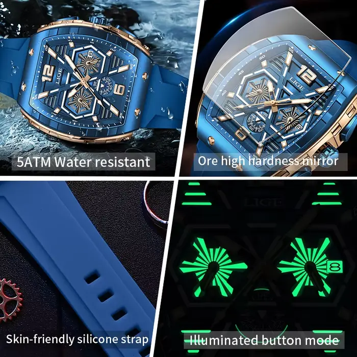 Montres de luxe pour hommes de la marque LIGE