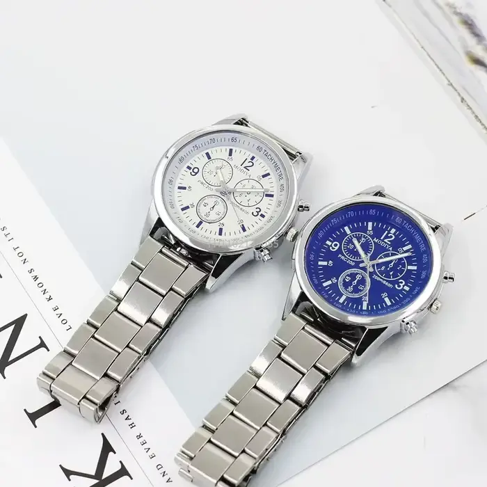Montre Homme de Luxe en Acier Inoxydable