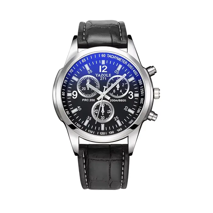 Montres à Quartz lumineuses pour hommes YAZOLE Top marque de luxe montre-bracelet à Quartz pour homm