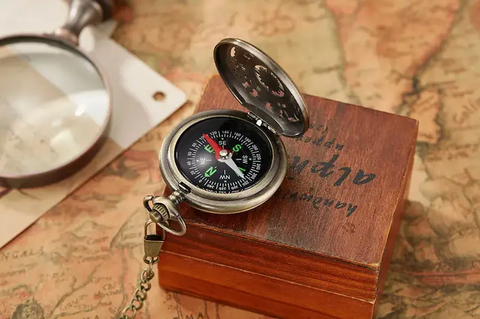 Montre de poche à Quartz avec chiffres arabes