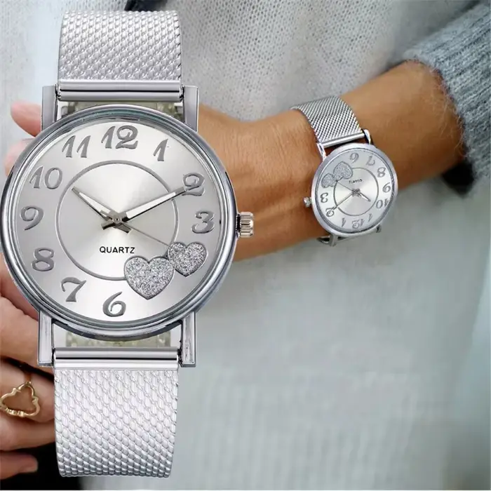 Montre de luxe en céramique pour femme, élégante et résistante, bracelet en silicone, mouvement quartz, pour occasions spéciales et quotidienne
