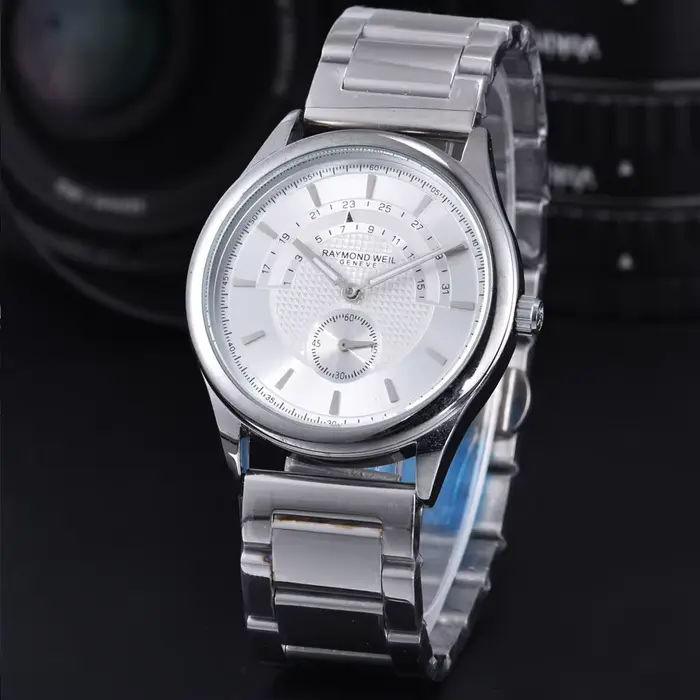 Montre classique masculine Raymond Weil élégante multifonctionnelle pour hommes à offrir pour diverses occasions