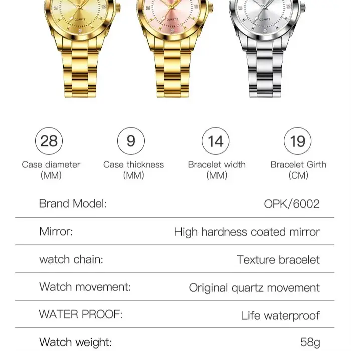 Montre-bracelet étanche entièrement argentée pour femme