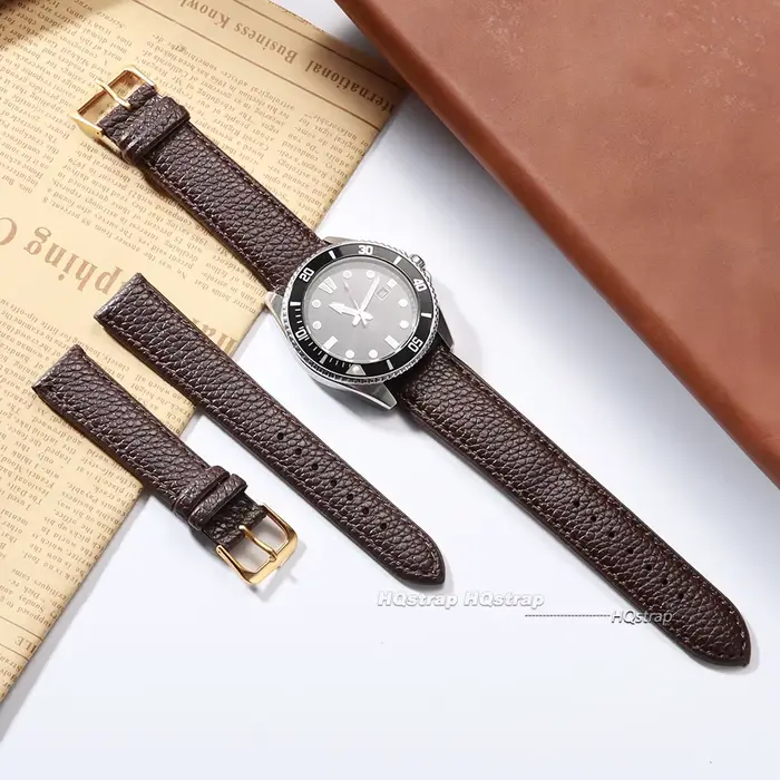 Bracelet de montre en cuir PU pour femmes, 12mm à 22mm, boucle argent ou or, bracelet de remplacement universel pour montres traditionnelles