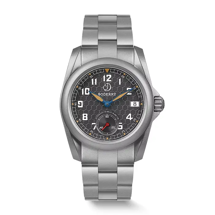 BODERRY hommes montre automatique 40MM titane pilote Sport mécanique montre-bracelet 10ATM étanche saphir C3 lumineux HZ8240