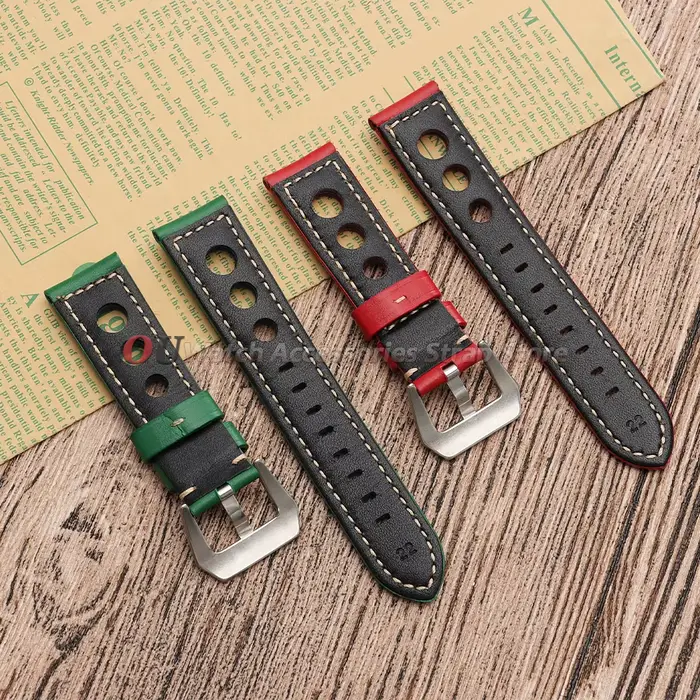 Bracelet de montre en cuir vintage pour Panerai