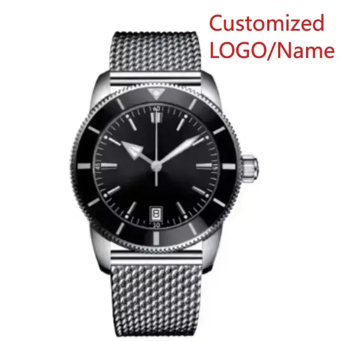 Montre Superocean Personnalisable Automatique Pour Homme Résistante À L'Eau Occasions Spéciales Sportives Soirées Chic