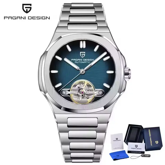 PAGANI DESIGN nouvelle montre mécanique à Tourbillon creux pour hommes Sport élégant saphir