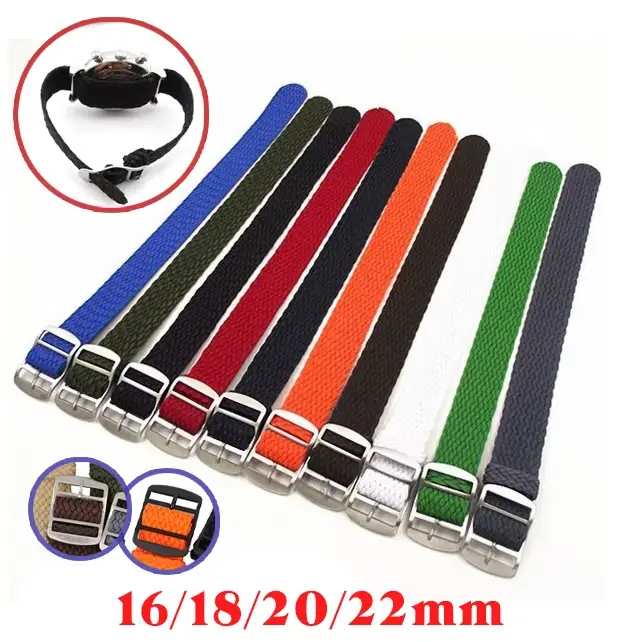 Perlon Bracelet de montre en Nylon tissé