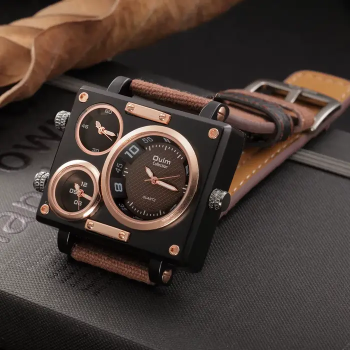Oulm – montre à Quartz pour hommes
